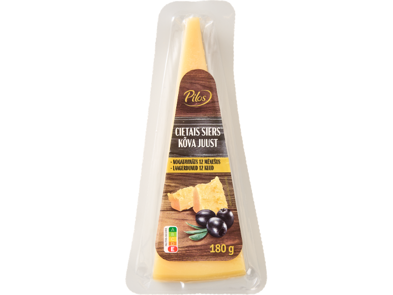 Pilos cietais siers, nogatavināts 12 mēnešus, 180 g