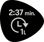 2:37 min. un 1L pārstrādes simbols