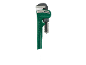 Zaļa regulējama cauruļu atslēga ar uzrakstu 'HEAVY DUTY 10'.