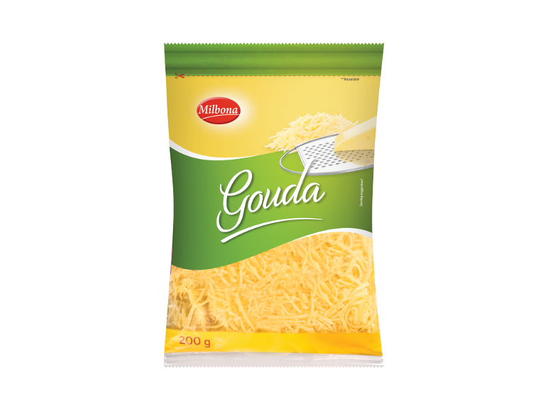 Milbona rīvēts Gouda siers, 200 g