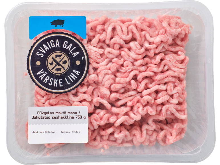 Cūkgaļas maltā masa, 750 g