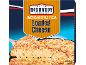 McEnnedy American Style Loaded Cheese pica, 440g, ar šķēli, kas stiepj sieru.