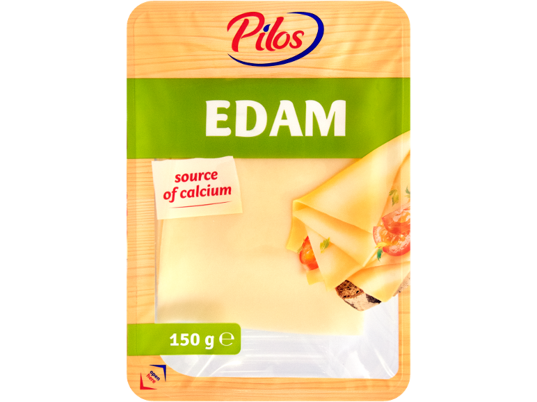 Pilos Edamas siers šķēlītēs, 150 g