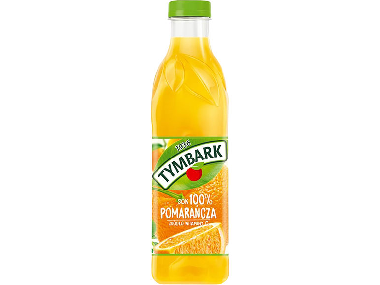 Pudele 100% apelsīnu sulas ar C vitamīnu