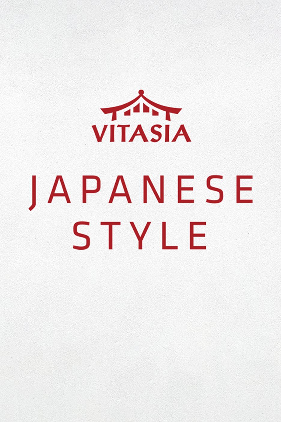 Logotips ar pagodas jumtu un uzrakstu 'Japāņu stils' sarkanā krāsā uz balta fona.