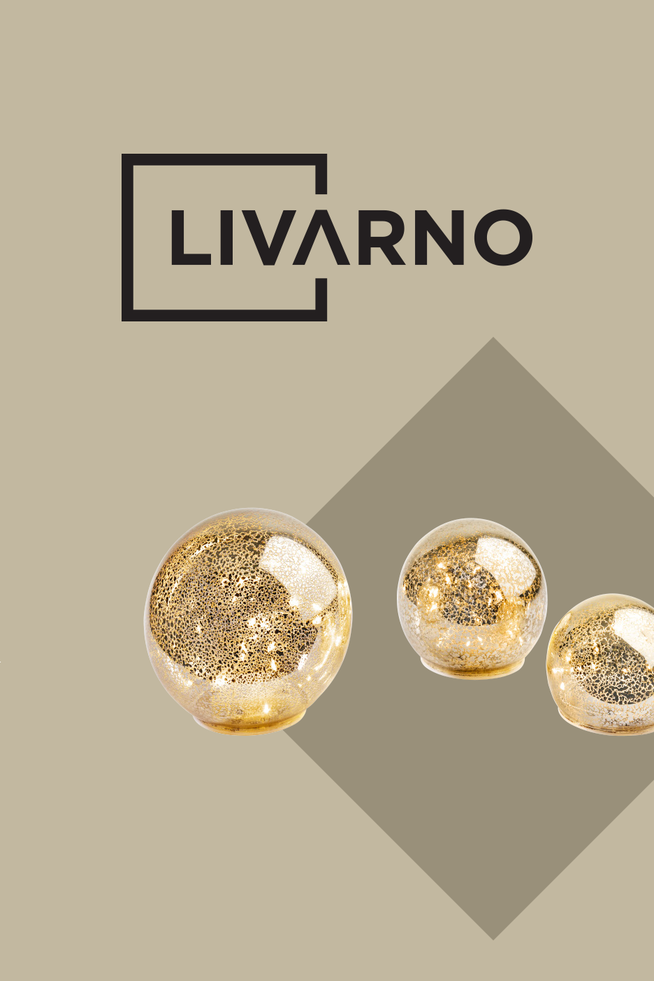 Livarno LED stikla lodes.