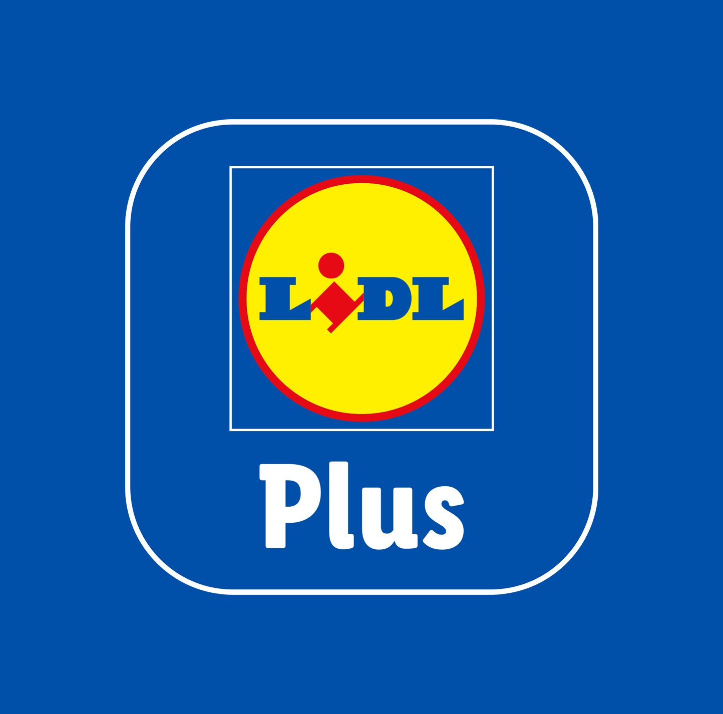 Lidl Plus lojalitātes programmas logotips.