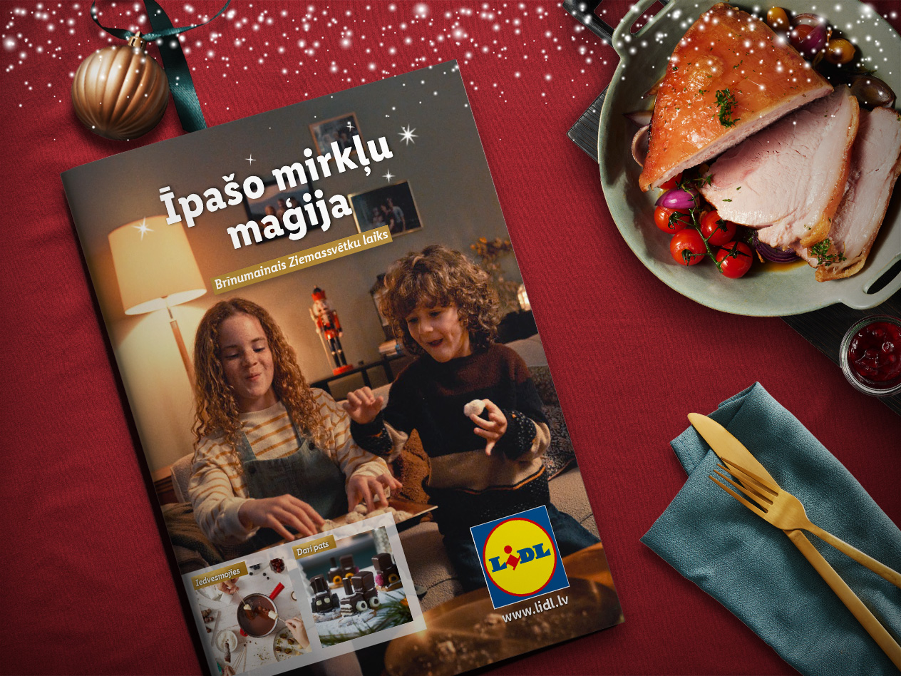 Ziemassvētku akciju buklets
