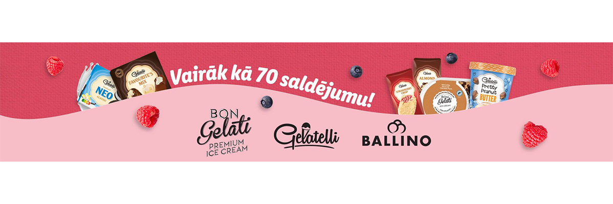 Gelatelli, Bon Gelati un Ballino saldējums.