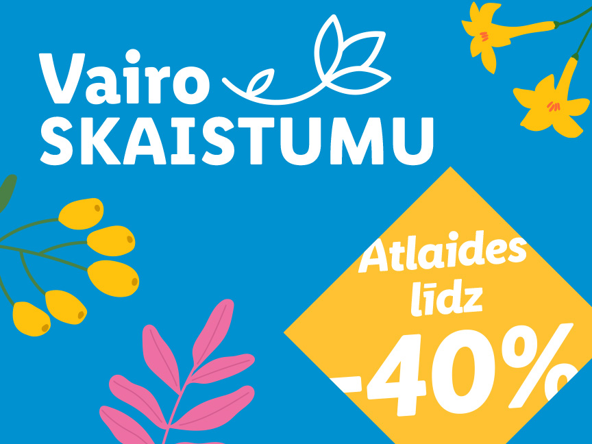 Vairo skaistumu atlaides līdz -40%
