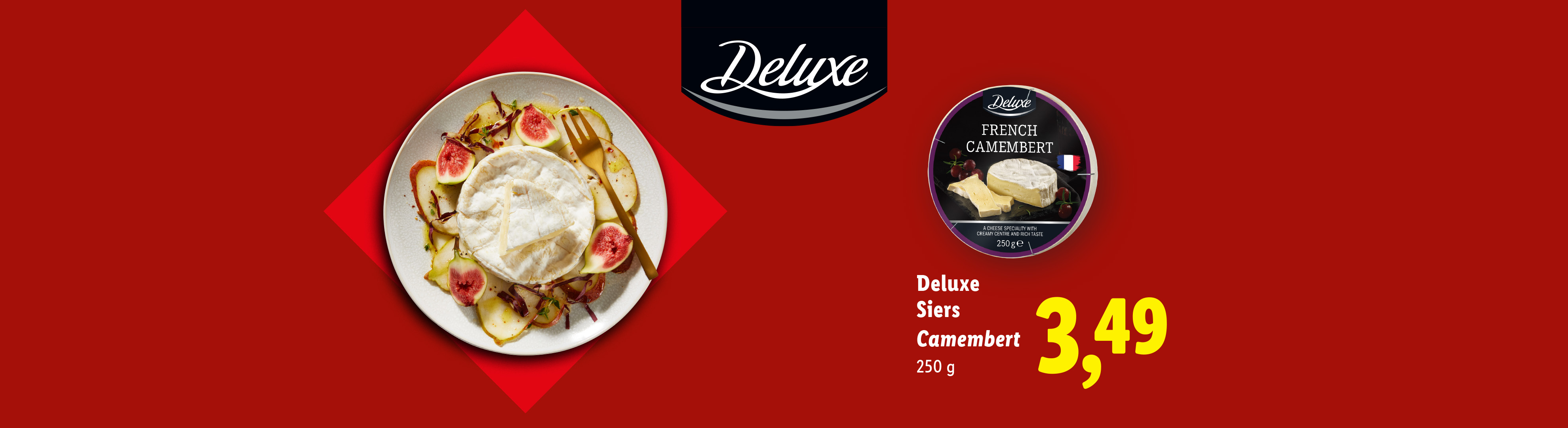 Deluxe, Siers Camambert, 250 g, 3,49 eiro