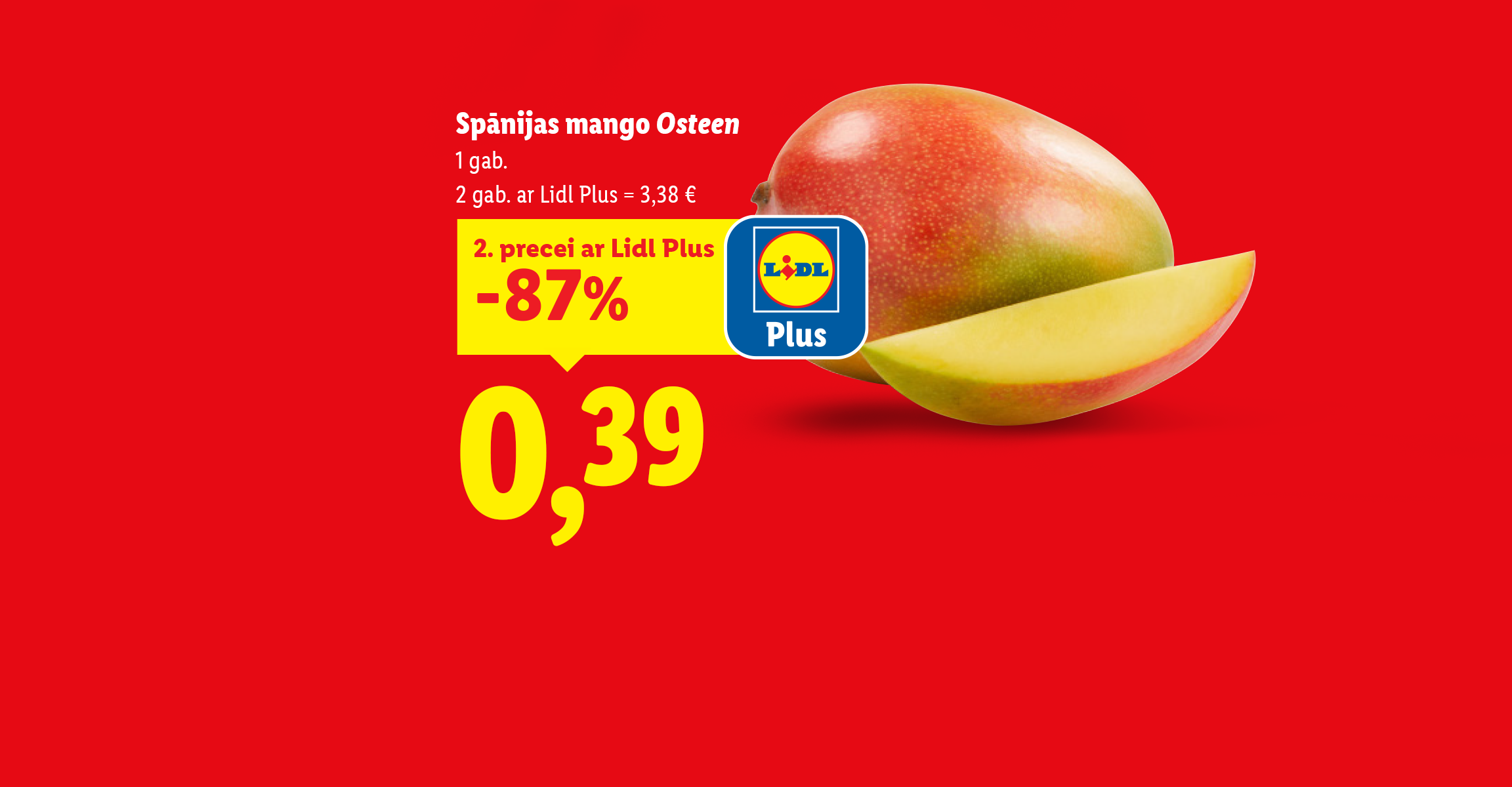 Mango un maltā kafija ar atlaidēm Lidl Plus lietotājiem.
