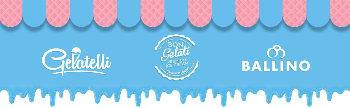 Gelatelli, Bon Gelati premium saldējums un Ballino.