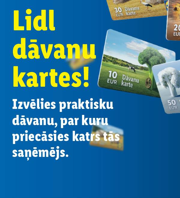 LIDL Dāvanu kartes
